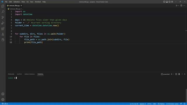 Automatically Remove Old Files Using Python смотреть онлайн