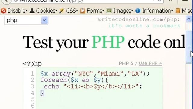 PHP Test Your Code Online, Easily смотреть онлайн
