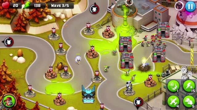 Alien Creeps TD - HD Gameplay/Walkthrough 42 Campaign Geiger Gates (3 Stars) смотреть онлайн