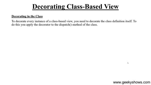 Class Based View with login required and staff member required Decorators in Django (Hindi) смотреть онлайн