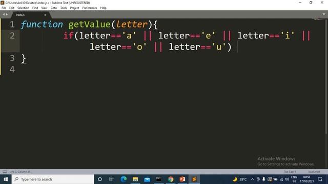 How check vowel and consonant in JavaScript смотреть онлайн