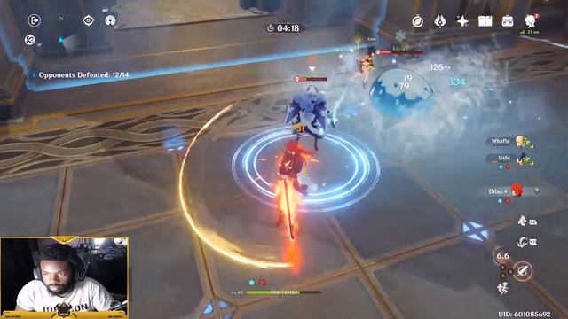 Diluc, Fischl, venti, Barbra l OP Team l Genshin Impact l AR 33 l Ask Questions смотреть онлайн