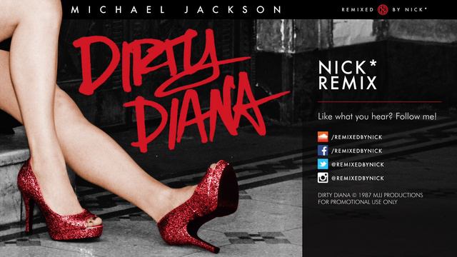 Michael Jackson – Dirty Diana (Nick* Remix ft. Steve Stevens) *Unreleased Guitar Solo* смотреть онлайн