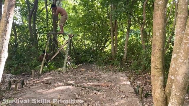 Primitive Skills: Building House Antique Egypt By Primitive Technology Minecraft In Rainforest #3