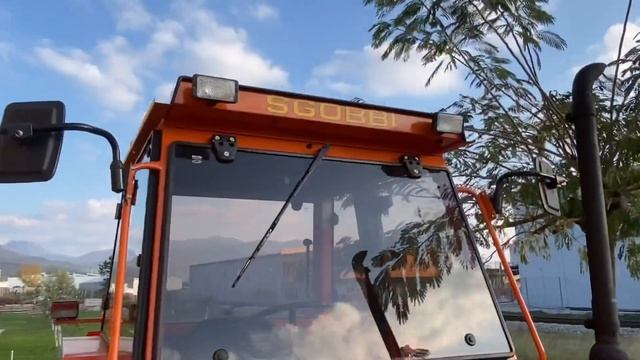 Fiat OM 615 1966 with Maschio Mulcher смотреть онлайн