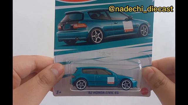 Review Hotwheels Honda Civic EG Honda Civic Series смотреть онлайн