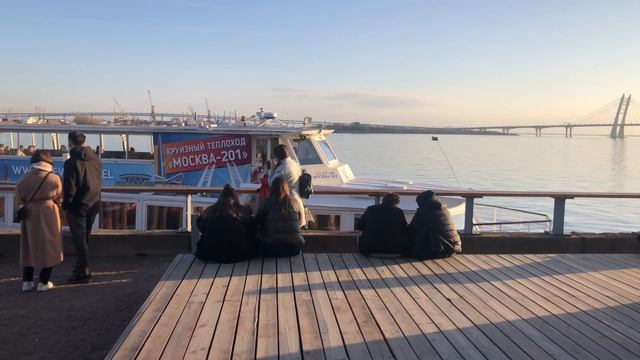 Прибытие круизный теплоход Москва 201 Севзапкабель Петербург смотреть онлайн