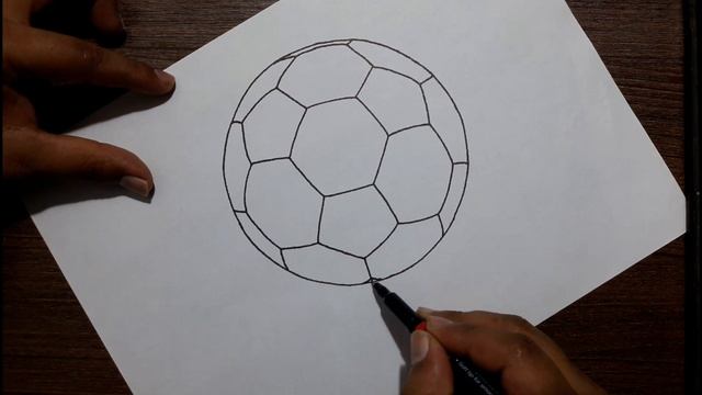 How to draw a football step by step смотреть онлайн