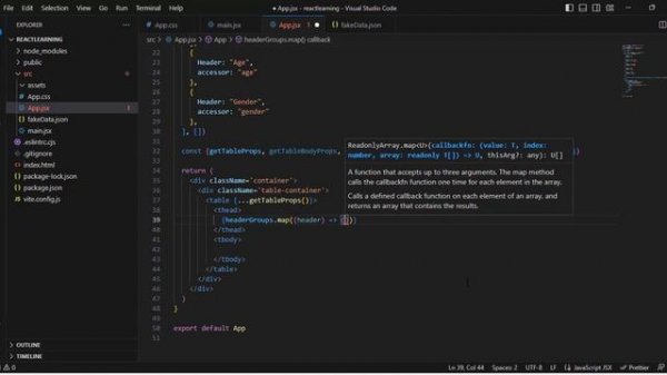 React Table Tutorial for Beginners - React-Table