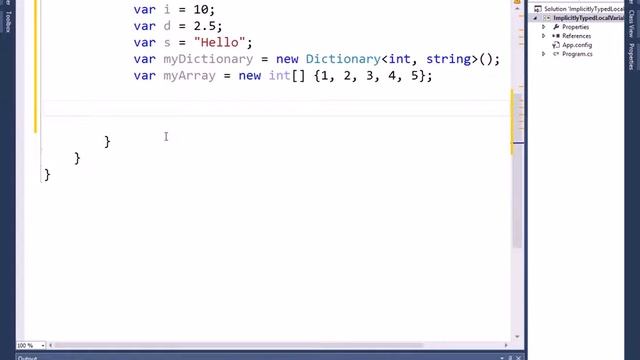 Implicitly typed Local Variable Bangla ASP.NET Web Works | How Implicitly typed Local Variable wor смотреть онлайн