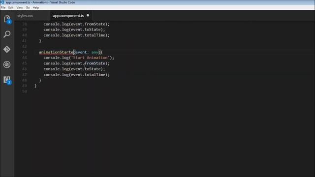 Angular 2 Tutorial - 42 - Animation Callbacks смотреть онлайн