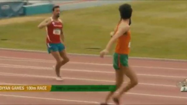 The Dictator --100 Meter Race Scene