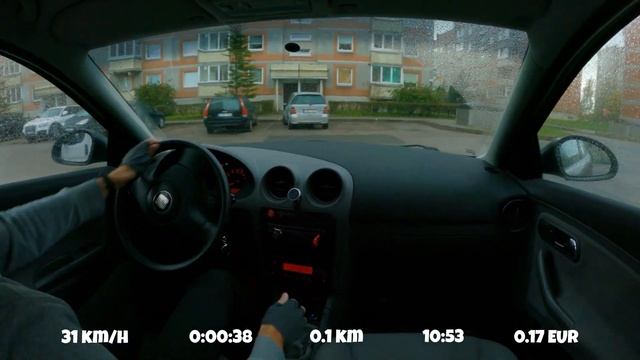 [#42] Food Delivery Courier | Seat Ibiza, 2003, 1.4 POV Driving | ASMR | No Talking [4K] смотреть онлайн