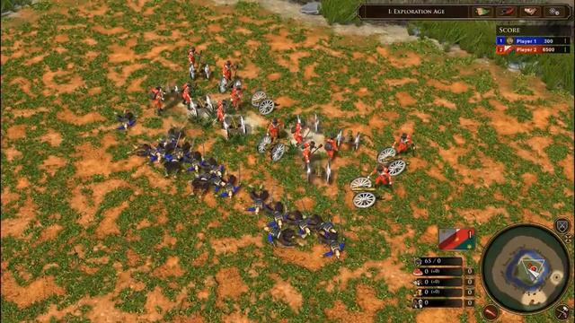 25 Samurai vs 12 Napolean Gun | Unique Units | Age Of Empires III Definitive Edition смотреть онлайн