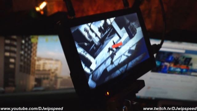 Flysight Black Pearl 7" HD FPV kit. Playing some GTA V on it :p смотреть онлайн