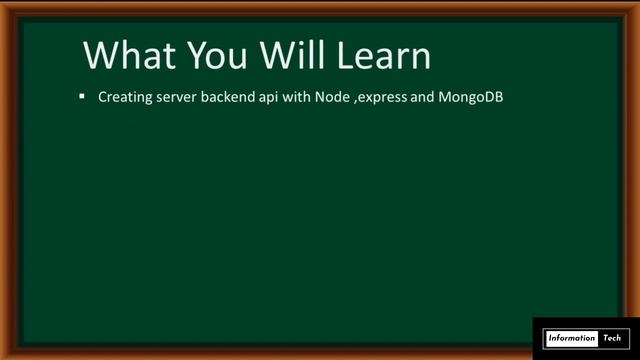 Introducation | MEAN Stack | Course | InformationTech | Tutorials #1 смотреть онлайн