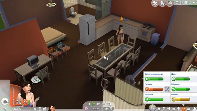 [Sims 4] |Challenge 100 детей| #2 - Виктория программист смотреть онлайн