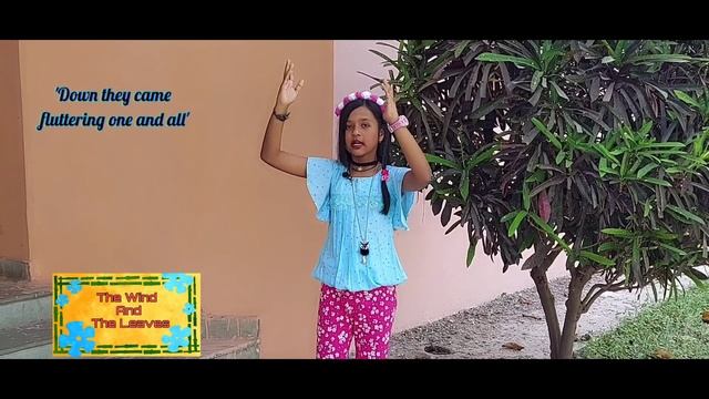 The Wind and The Leaves | The Wind and The Leaves Poem by George Cooper | Saanvi The Wonder Girl смотреть онлайн