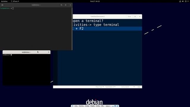 1 1 How to open linux (debian 11) terminal смотреть онлайн