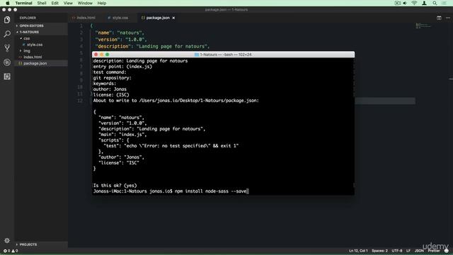 027 NPM Packages Let's Install Sass Locally смотреть онлайн
