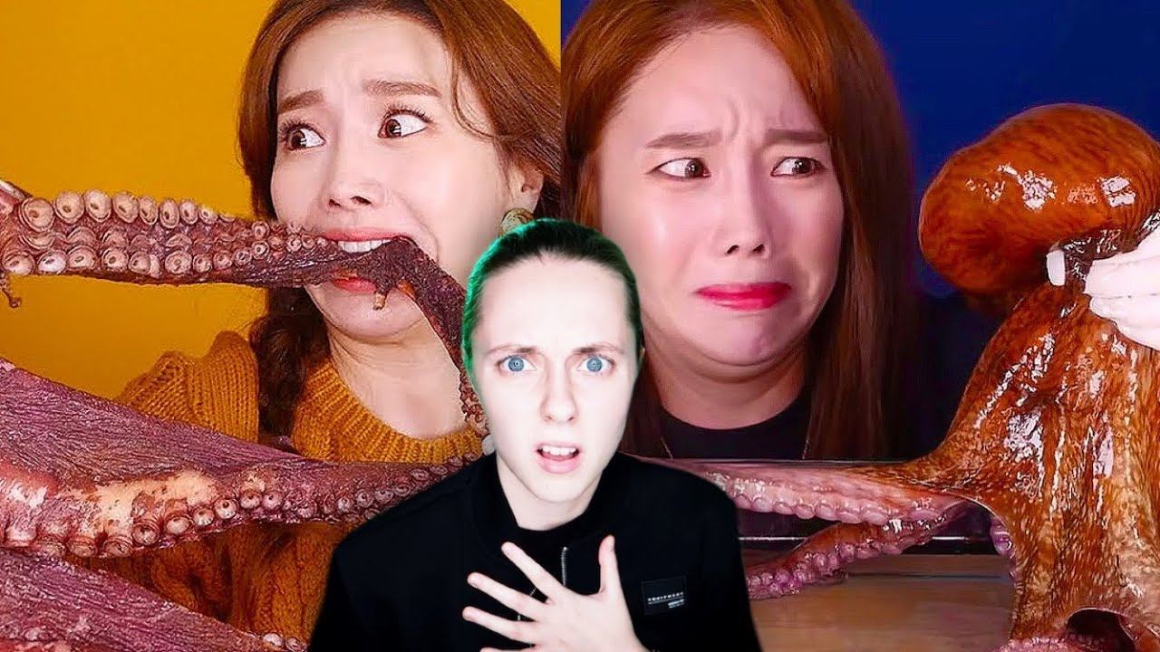 САМАЯ БЕЗУМНАЯ ЖЕНЩИНА В КОРЕЙСКОМ МУКБАНГЕ И АСМР реакция смотреть онлайн