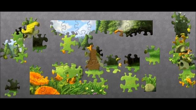 Country House Nature Landscape Puzzle Game Jigsaw Rompecabeza смотреть онлайн