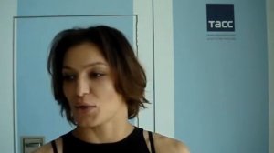 Яна Костенко после пресс-конференции, посвященной II Кубку президента по самбо 23.09.2015