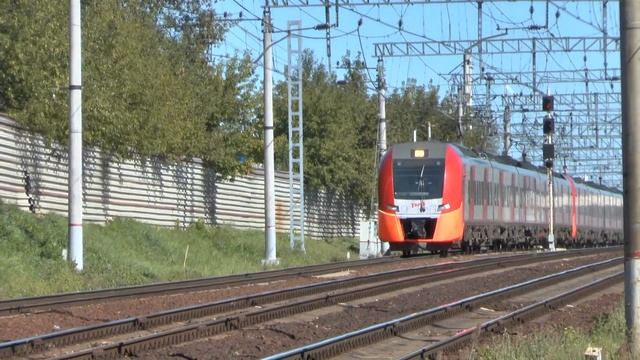 Поезда на пл. Чухлинка 2016г смотреть онлайн