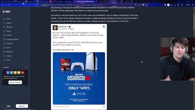 HUGE PS5 / PLAYSTATION 5 SLIM SALE IS COMING! BUY THIS CONSOLE! NEW IRL CONSOLES OUT AND ABOUT MW3 смотреть онлайн