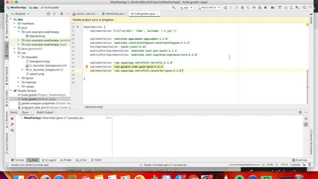 Android Weather App | Real World Project Tutorial | Retrofit Api Using | Android Tutorial 2020 смотреть онлайн