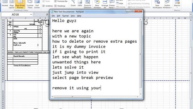 Remove extra area or extra pages from excel sheet смотреть онлайн
