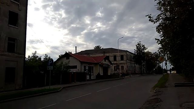 Латвия. Даугавпилс. От вокзала до парка. Daugavpils Latvia