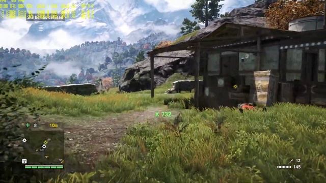 Far Cry 4 - Focus Syringe boosted undetected stealth Bomb Defusing including epic Shotgun Jumpshot смотреть онлайн