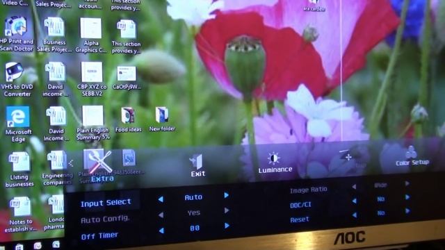 How to remove the vertical white line moving to and fro on your AOC screen смотреть онлайн