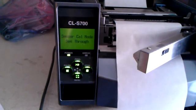Citizen CL-S700 Auto Calibration