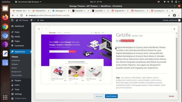 Cartzilla - Digital Marketplace WordPress Theme | Grocery Store WordPress Theme смотреть онлайн