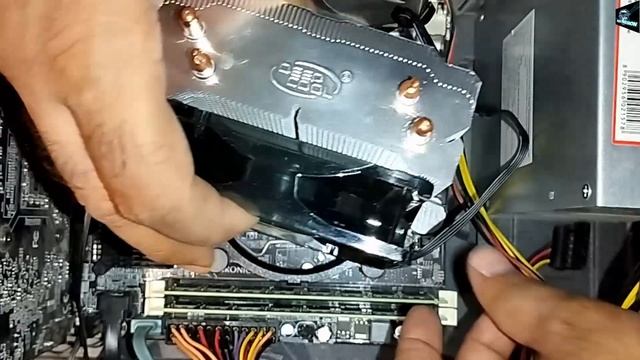 Deepcool GAMMAXX 200 V2 CPU Air Cooler installation & Benchmark | Stock cooler vs Budget Air Cooler смотреть онлайн