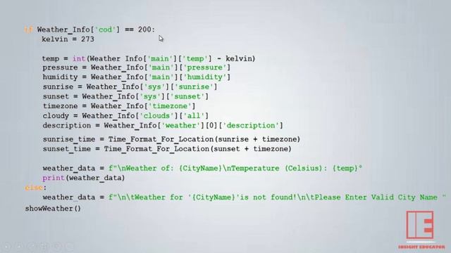 Python Project-07 | Getting Weather Data of Any City In World Using Weather API | Tutorial in Hindi смотреть онлайн