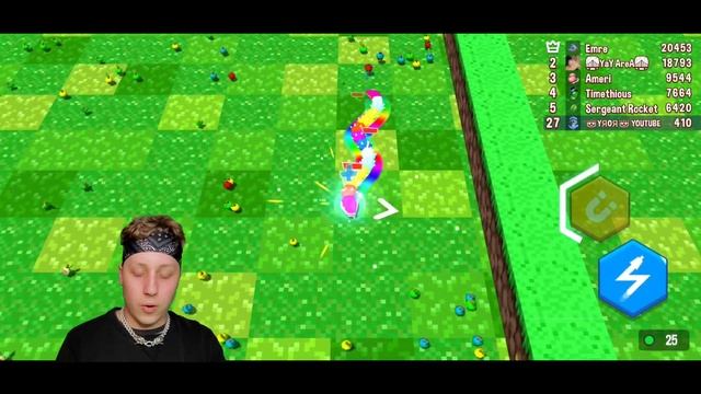 THE MOST COLORFUL SNAKE EVER! TASTE THE RAINBOW -  Snake Rivals Snek Gameplay Walkthrough! ‹ YROR ›