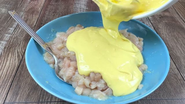 Вкуснятина из куриного филе! Нежные куриные оладьи за 10 минут ❤️? смотреть онлайн