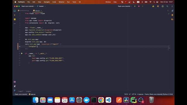 Enable CORS (cross origin resource sharing) with Flask смотреть онлайн