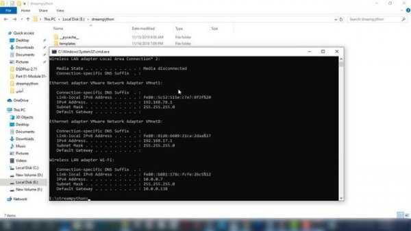 Flask streaming Pedestrians detection using python opencv