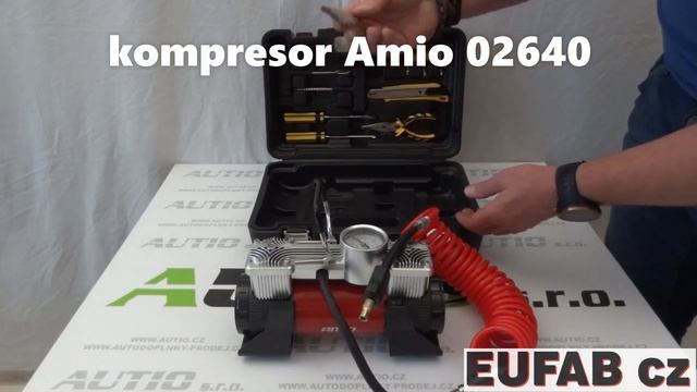 Kompresor do auta kovový dvoupístový 12V HQ ACOMP-18 смотреть онлайн