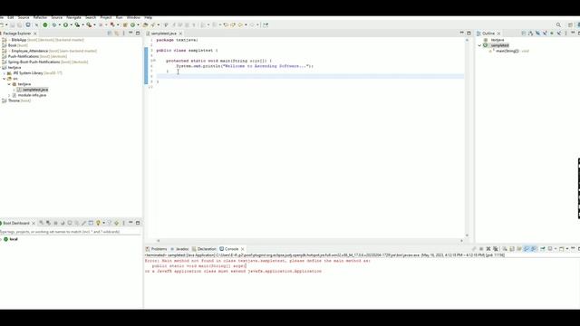 How to Create new Java project in Eclipse | What is PSVM ? смотреть онлайн