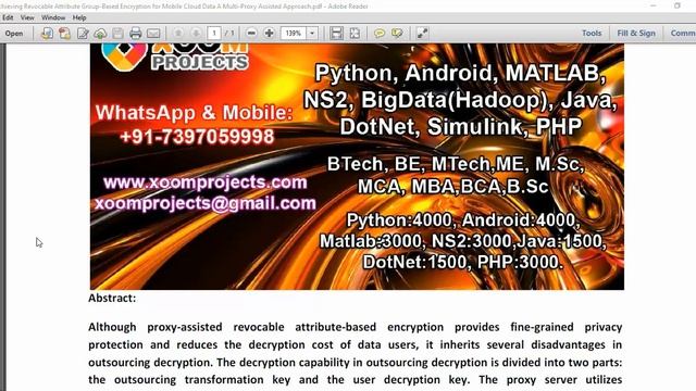 Achieving Revocable Attribute Group Based Encryption for Mobile Cloud Data A Multi Proxy Assisted смотреть онлайн