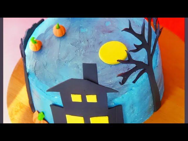 Торт на Halloween. Не страшный, а драже очень милый...и вкусный