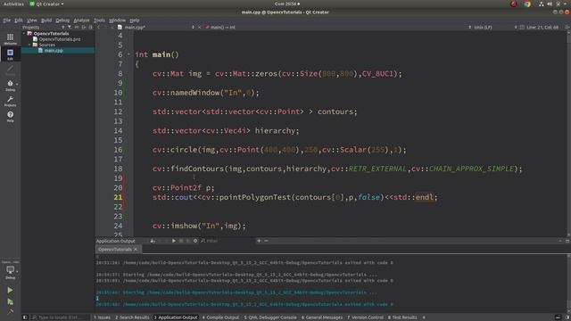 OPENCV & C++ TUTORIALS - 56 | pointPolygonTest() смотреть онлайн