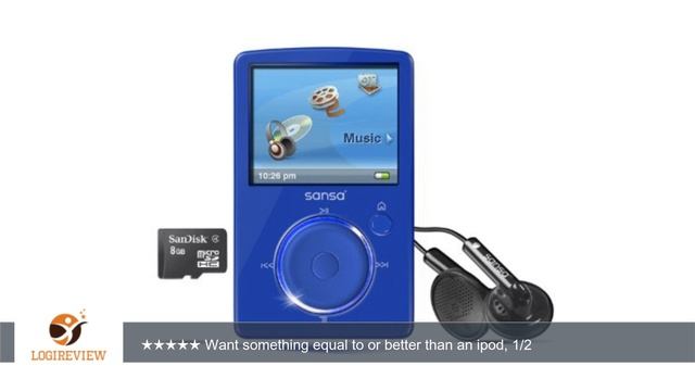 SanDisk Sansa Fuze 4 GB Video MP3 Player (Blue) | Review/Test смотреть онлайн