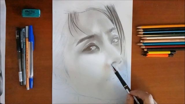 Ким Со Хён / Kim Seo Huyng (drawing Timelapse)