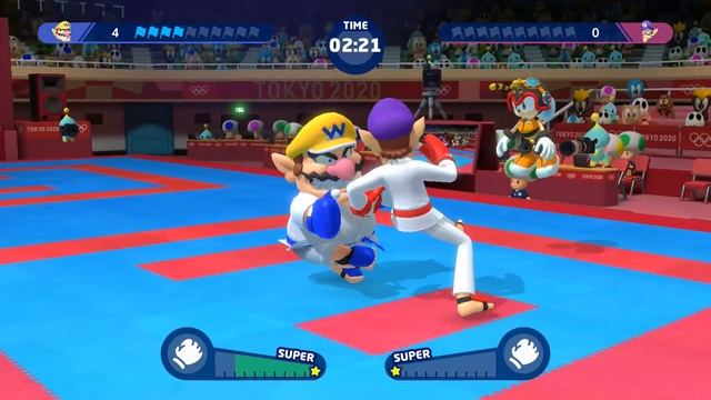 Mario & Sonic at the Olympic Games Tokyo 2020 - All Character Takedown Animations (Karate) смотреть онлайн